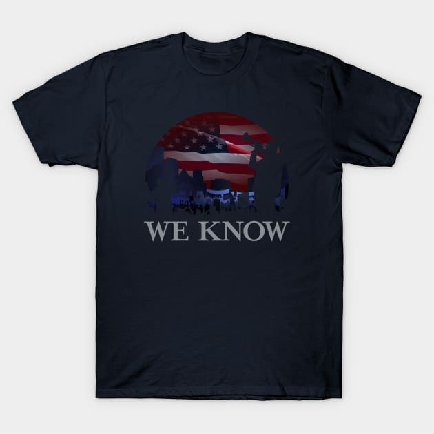 We Know - Jericho Protest - White T-Shirt by Barn Shirt USA